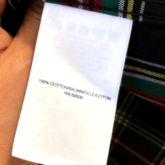 Land's End Christmas Plaid Men's Shirt Large - Picture 5 of 6